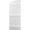 Ekena Millwork Americraft 6-Board (3 Batten) Wood Joined Board-n-Batten Shutters w/Ellipt Top, ARW401BE621X42WHH, PR ARW401BE621X42WHH - alternate 4